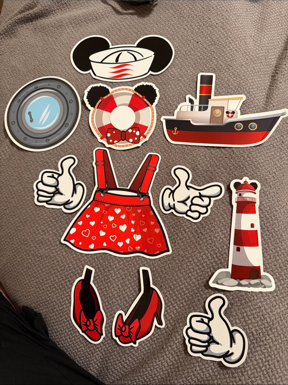Disney Cruise Magnetic 11 pieces